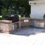 Brick Outdoor Kitchen